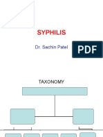 Syphilis: Dr. Sachin Patel