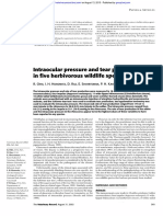 Intraocular Pressure and Tear Production in Five Herbivorous Wildlife Species