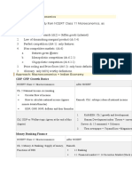 Approach: Microeconomics: GDP GNP Growth Basics