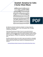 Radames Gnattali Sonatina For Cello and Guitar Sheet Music PDF