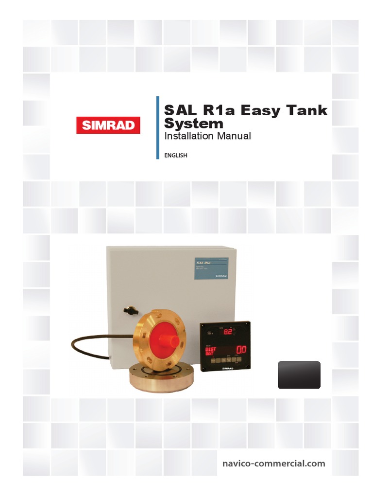 SIMRAD SAL R1a Installation Manual | PDF | Menu (Computing) | Screw