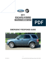2011 Escape Hybrid Mariner Hybrid: Emergency Response Guide