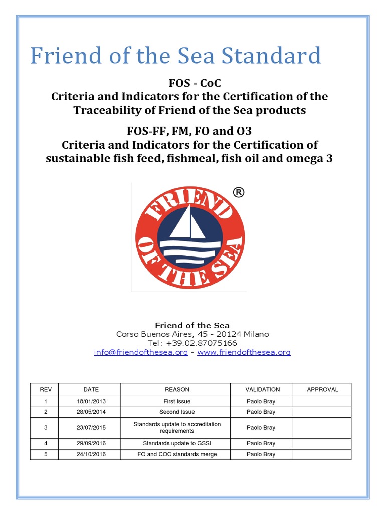 FOS Certification Standards Overview | PDF | Audit | Business