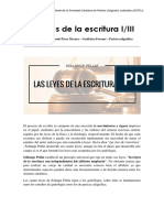 3 Las Leyes de La Escritura I de III