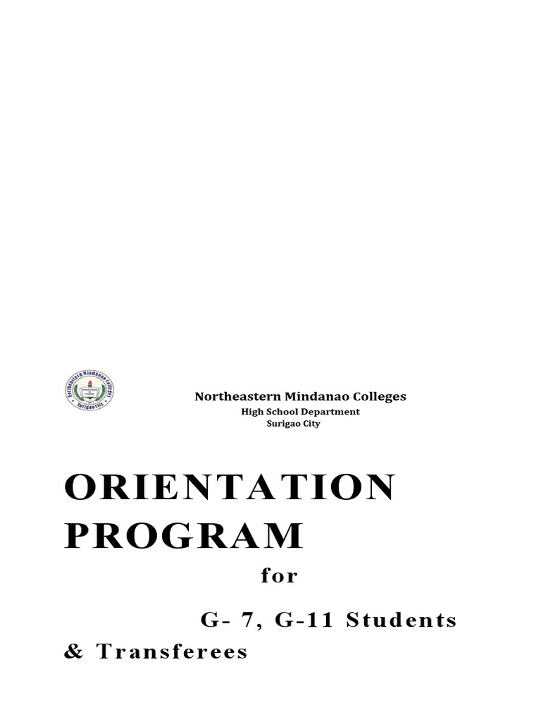 Orientation Program 1 | PDF | Technology & Engineering