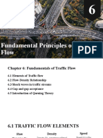 Chapter 6-7 (Fundamentals of Traffic Flow, Intersection Design) NO PICTURES