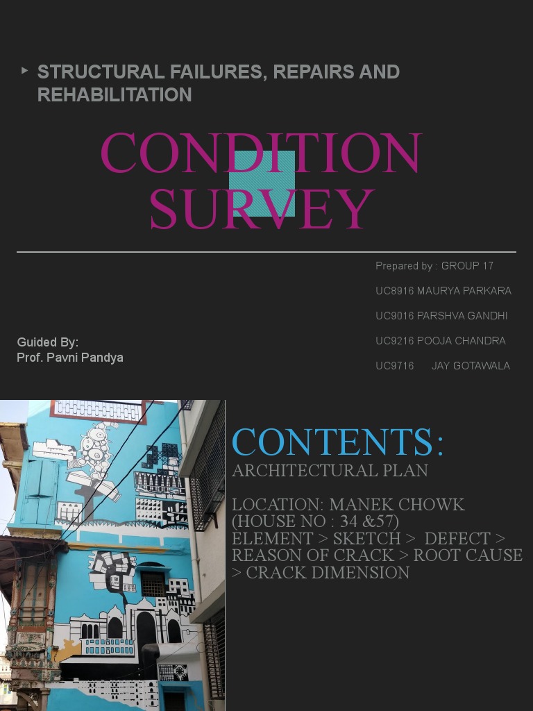 Structural Condition Survey Report | PDF | Masonry | Fracture