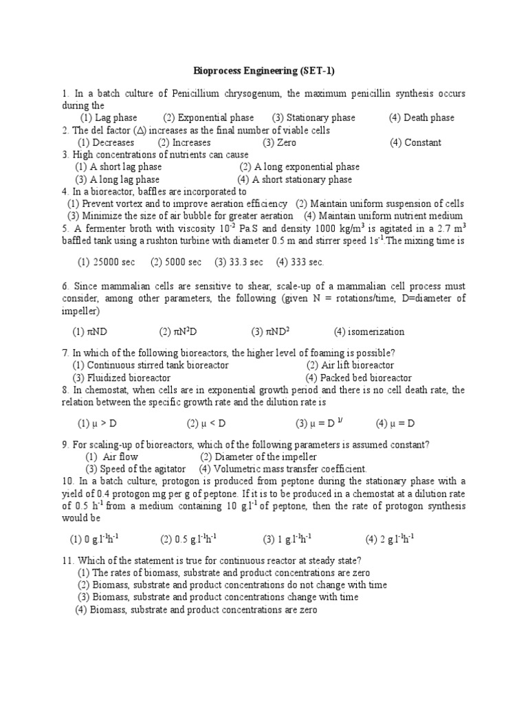 Protogon Synthesis in Chemostat Culture | PDF | Growth Medium ...