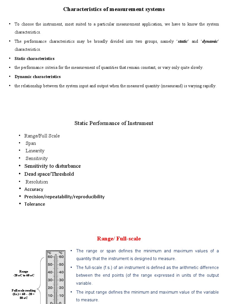Measurement System Characteristics Explained | PDF | Accuracy And ...