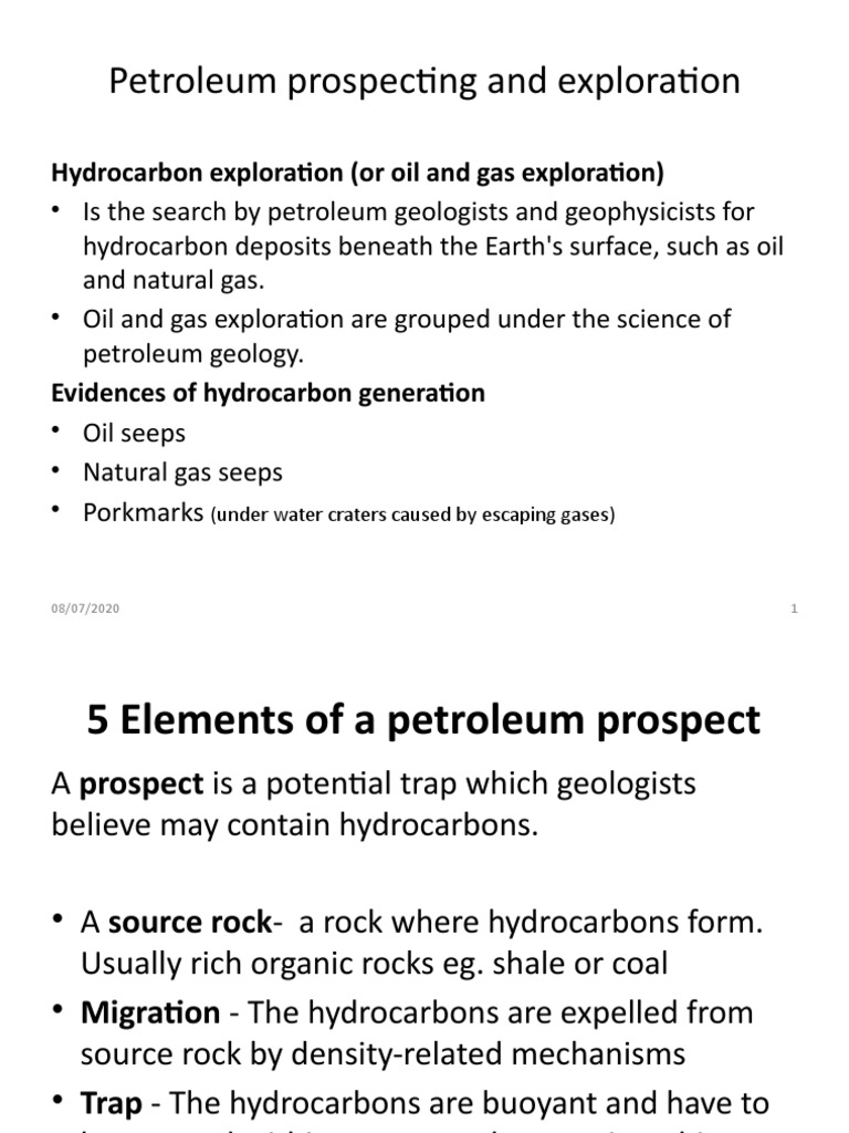 Petroleum Explo Pdf