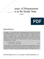 The Accuracy of Measurement Systems in The Steady State