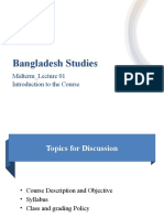 Bangladesh Studies - MT - 01 - Introduction