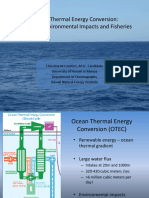 OTEC Environmental Impacts on Fisheries