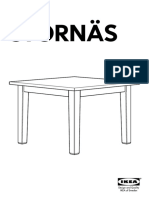 IKEA STORNAS (105x105x74) Dining Table PDF