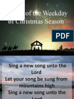Friday of The Weekday of Christmas Season