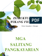 Istruktura NG Wikang Filipino