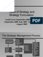 M&P2b - Types of Strategy and Strategy Formulation