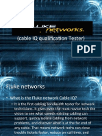 Fluke Networks Cable IQ Qualification Tester
