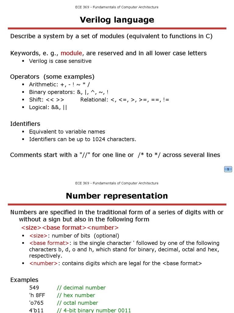 Verilog | PDF