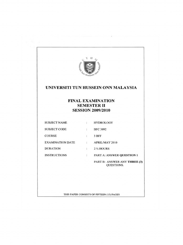 Jenis Kerpasan dalam Hidrologi | PDF | Drainage Basin | Discharge ...