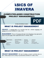Basics of Primavera: (Computer-Aided Construction Project Management)