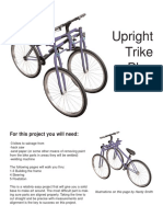 Upright Trike Plan: For This Project You Will Need