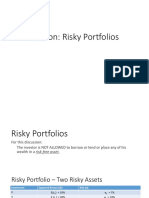 Session: Risky Portfolios