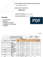 GC - Final - Plans D'études