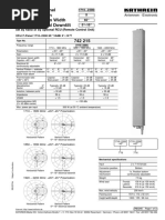 Kathrein 800372991 12-Port Antenna | PDF | Antenna (Radio) | Decibel