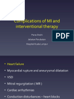 Complications of MI and Interventional Therapy: Paras Doshi Jabatan Perubatan Hospital Kuala Lumpur