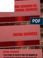 Social Sciences vs. Applied Social Sciences: Disciplines and Ideas in The Applied Social Science