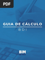 GUIA DE CÁLCULO - BDI