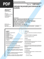 NBR 9654 - Indicador de pressão para extintores de incêndio