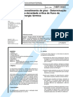 NBR 8660 - Revestimento de Piso - Determinação Da Densidade Crítica de Fluxo de Energia Térmica