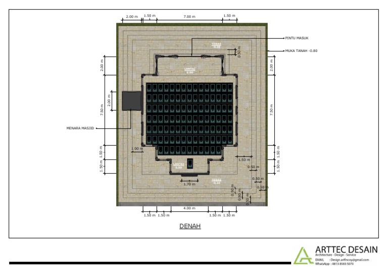 Denah Masjid PDF | PDF