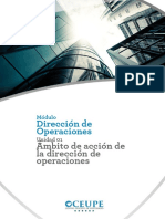 Ámbito de Acción de La Dirección de Operaciones