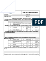 Evaluación de la inducción