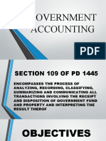 Government Accounting Procedures and Financial Reporting