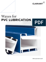 Waxes For: PVC Lubrication