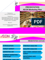 Aeon marketing plan ppt