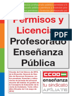 Permisos y Licencias Profesorado PDF