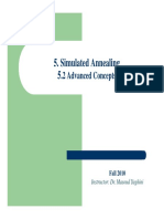 Simulatedannealing DR Masoud Yaghini Aug 2010