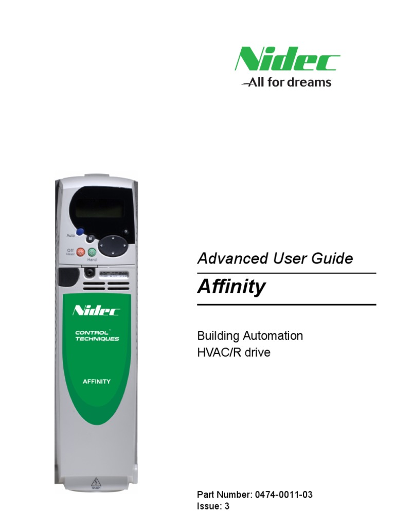 Affinity Advanced User Guide Iss3 (0474-0011-03) - Approved PDF | PDF ...