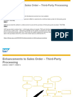 Enhancements To Sales Order - Third-Party Processing