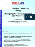 Developing An Operations Strategy: Deploying Resources, Processes and Operations