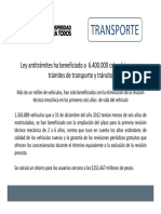 Transporte: Ley Antitrámites Ha Beneficiado A 6.400.000 Colombianos en Trámites de Transporte y Tránsito
