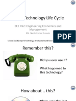 LN05: Technology Life Cycle: EEE 452: Engineering Economics and Management