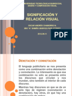 Significación y Relación Publicitaria Denotar y Connotar