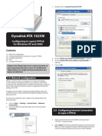 Dynalink Rta 1025W: Configuring in Layer2 Pppoe For Windows XP and 2000