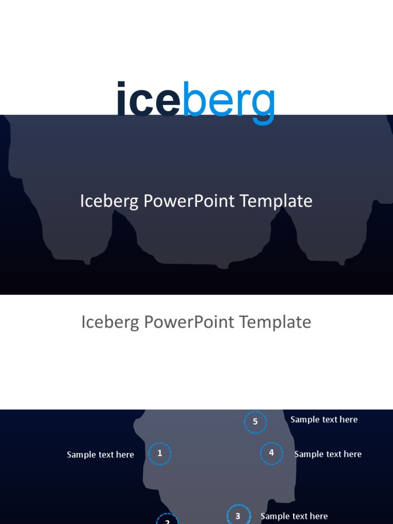 9064 Iceberg Shape Powerpoint | PDF